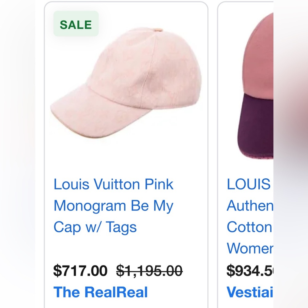 SOLD- Louis Vuitton Be My Cap size Large - Picture 11 of 12